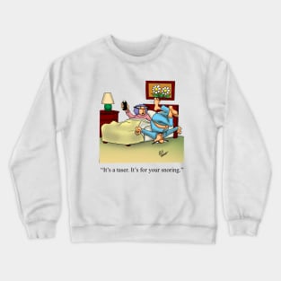 Funny Spectickles Snoring Humor Crewneck Sweatshirt